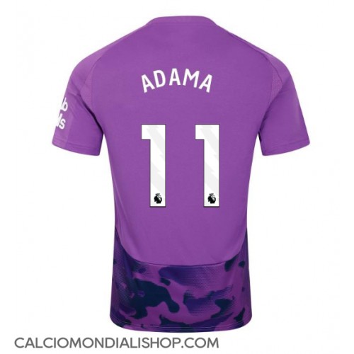 Maglie da calcio Fulham Adama Traore #11 Terza Maglia 2024-25 Manica Corta